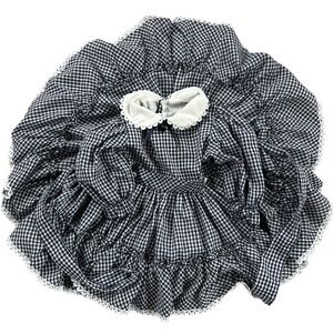 Martha’s Miniatures Vintage Smock Blue Gingham Prairie Dress